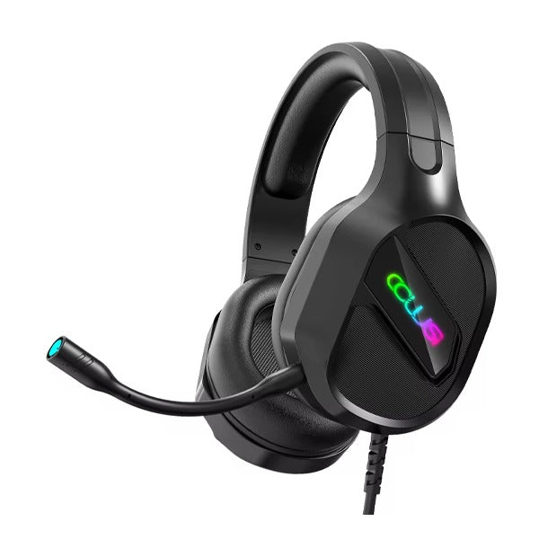 سماعة ألعاب Colusi CLS-400 سماعة رأس سلكية ميكروفون عازل للضوضاء، صوت محيطي ضوء RGB| أسود سماعة ألعاب Colusi CLS-400 سماعة رأس سلكية ميكروفون عازل للضوضاء، صوت محيطي ضوء RGB| أسود